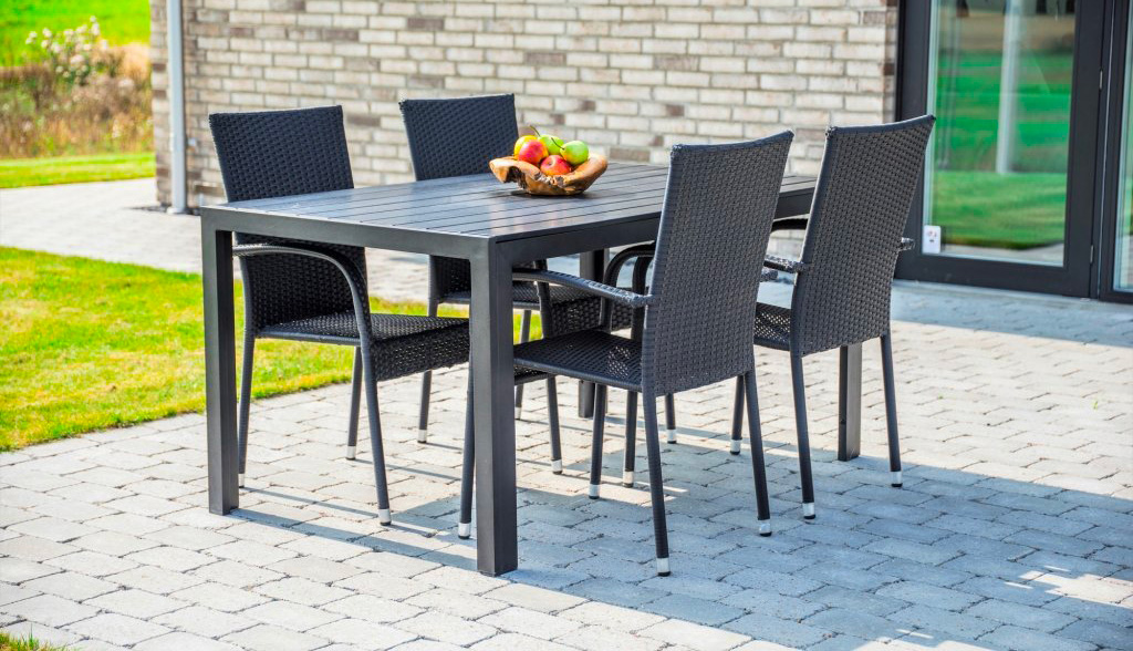 Zahradní set 150x90 pro 6 osob DT276 antracit-2
